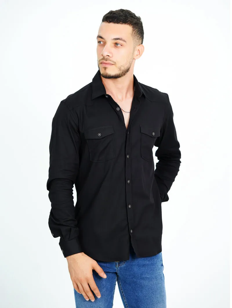 Chemise regular unie